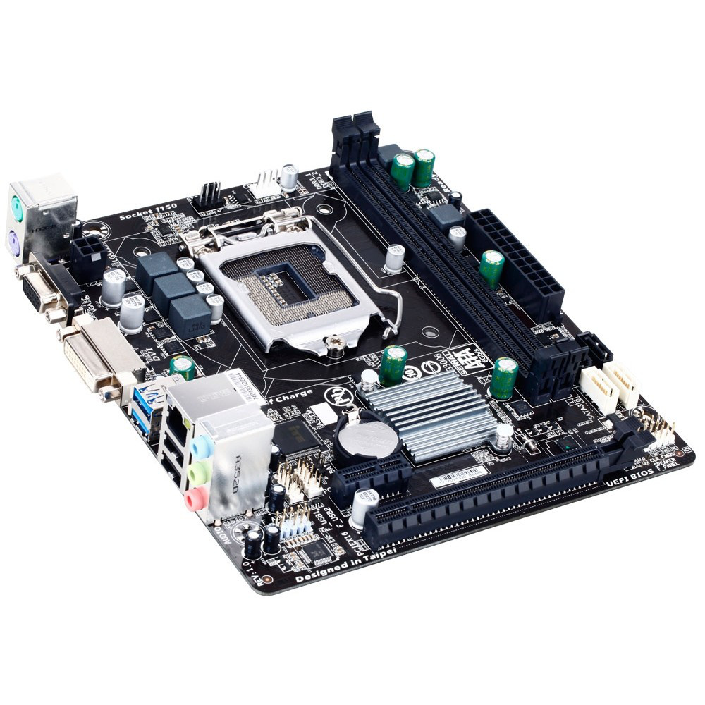 Материнська плата GIGABYTEGA-H81M-DS2V (s1150, Intel B81, PCI-Ex16),б/у