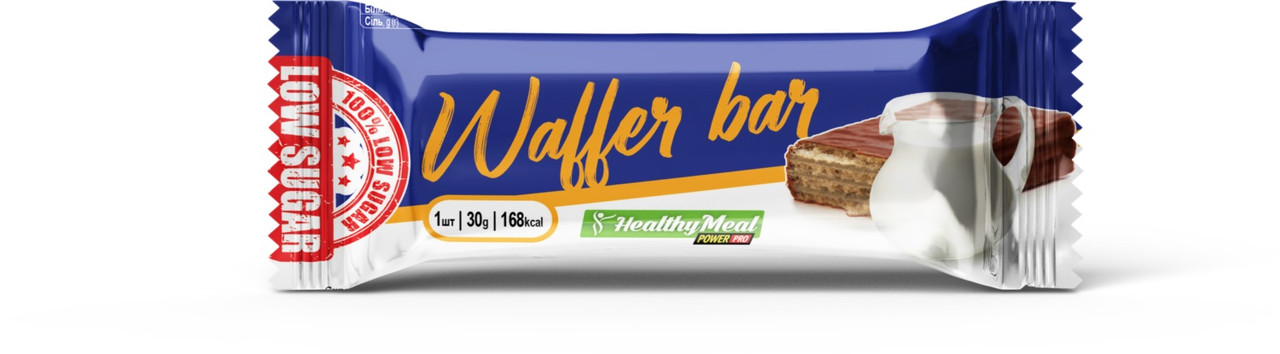 Вершкові вафлі без цукру WAFFER BAR 30 г