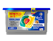 Капсули для прання Wash&Free UNIVERSAL з господарським милом 35шт.2k horeca