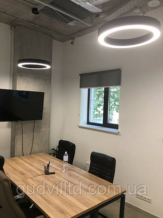 Підвісний світлодіодний LED світильник кільце для офісів і магазинів, фото 1