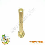 Футляр (колба 8мм) латунний для заглибного термометра або датчика температури довжиною 11см, 1/2, фото 4