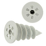 Дюбель спіральний який вкручується 50 мм для пінопласту та мінеральної вати Wkret-met в упаковці 10 штук, фото 7