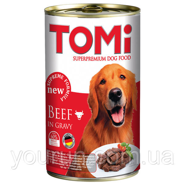 Tomi (Томі) Beef - Вологий корм для собак (яловичина) 400 гр