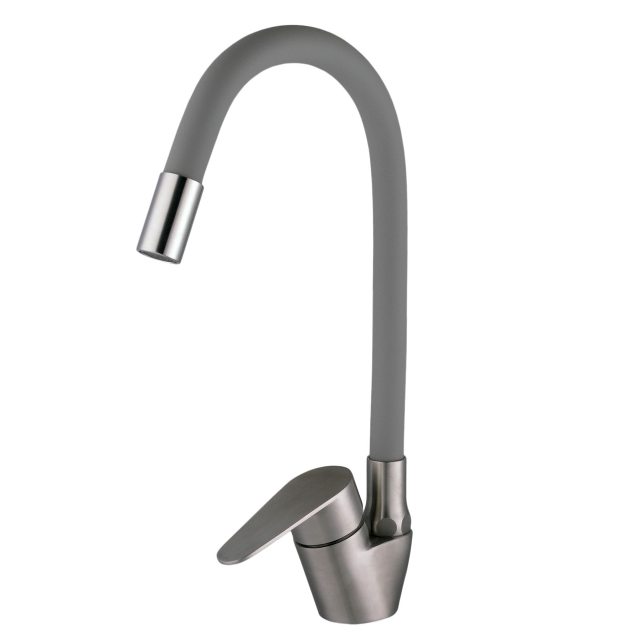 Кухонний змішувач Globus Lux MAIN SM-203SG сірого кольору