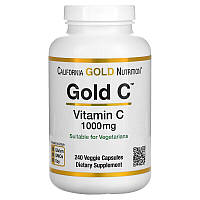Витамин C, California GOLD Nutrition "Gold C" аскорбиновая кислота, 1000 мг (240 капсул)