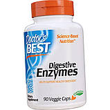 Травні ензими і ферменти Doctor's s BEST Digestive Enzymes 90 капсул вег, фото 6