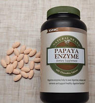 Ферменти GNC Papaya Enzyme 600 жувальних таб, фото 2