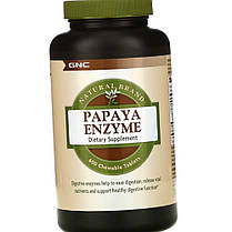 Ферменти GNC Papaya Enzyme 600 жувальних таб, фото 3