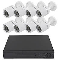 Комплект відеоспостереження Mela на 8 камер AHD 720P 3.6 мм 1 mp (14081)