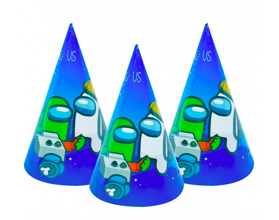 Ковпачки "Амонг Ас сомбреро" (поштучно) ковпаки святкові карнавальні (популярні колекції), фото 1