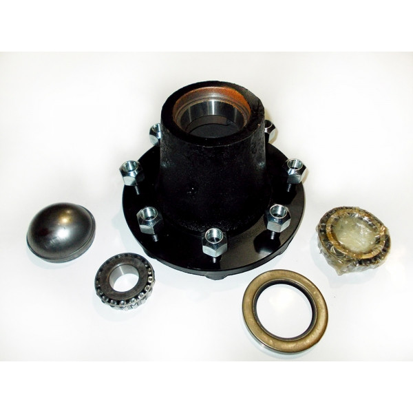 Ступиця 8-болт. 5790 транспортного колеса в зібраному вигляді з підш.  NTA907/NTA3007 815-102C, фото 1