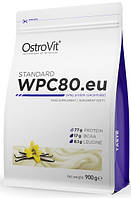 Сывороточный протеин OstroVit - WPC80.eu (900 грамм) vanilla/ваниль
