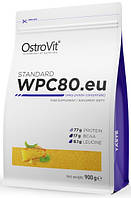Сироватковий протеїн OstroVit — WPC80.eu (900 грамів) sponge cake/бісквіт