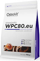 Сироватковий протеїн OstroVit — WPC80.eu (900 грамів) hazelnut cream/горіховий крем