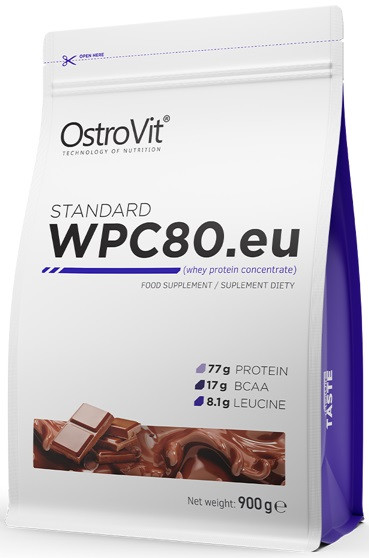 Сироватковий протеїн OstroVit — WPC80.eu (900 грамів)