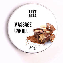 Масажна свічка для тіла і рук з ароматом, 30 гр. №4 Coffee (Кава)