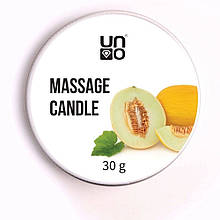 Масажна свічка для тіла і рук з ароматом, 30 гр. №6 Melon (Диня)