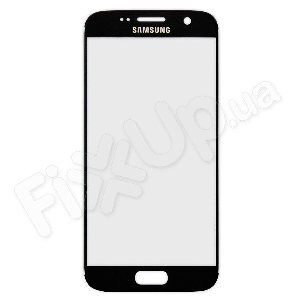 Скло корпусу для Samsung Galaxy S7 G930, колір чорний