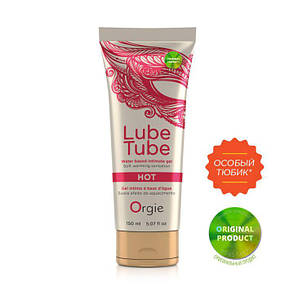 Зігрівальне мастило (лубрикант) для сексу LUBE TUBE HOT Orgie (Бразилія-Португалія)