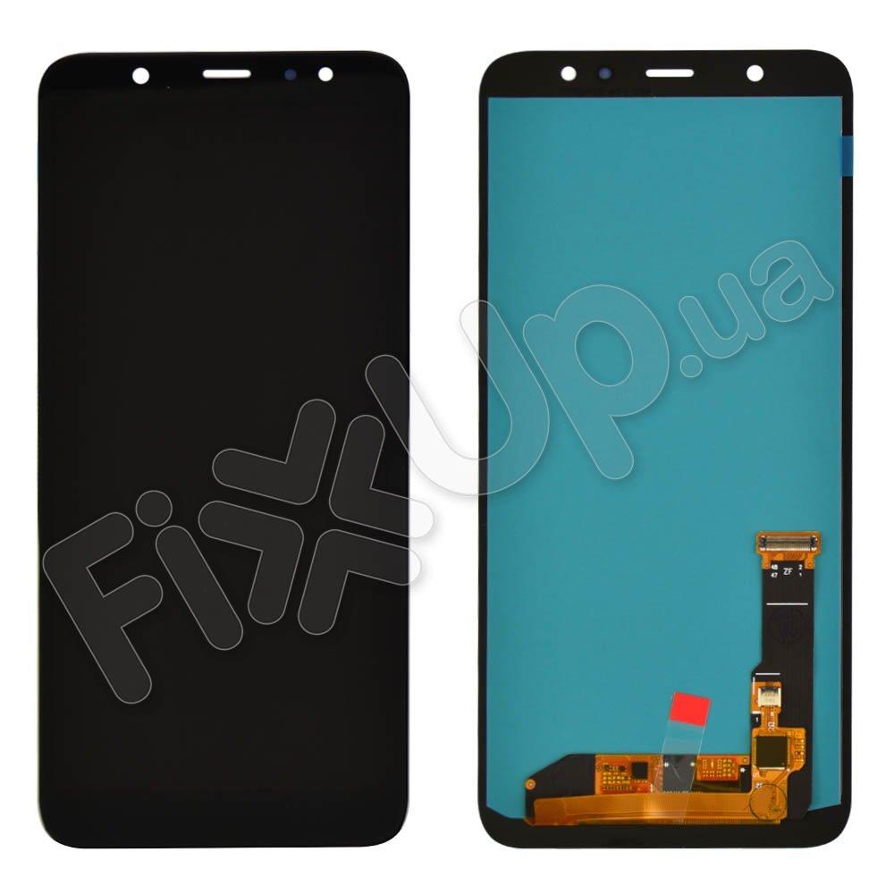 Дисплей для Samsung A605F Galaxy A6 Plus (2018) з тачскріном в зборі, колір чорний, OLED