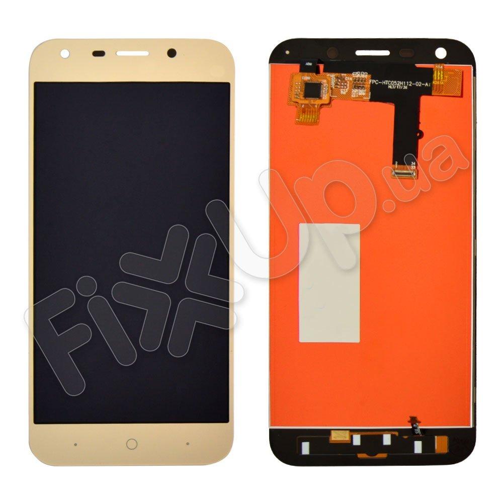 Дисплей для ZTE A6 A6 Lite (A0620 A0621 A0622) з тачскріном в зборі, колір золотий