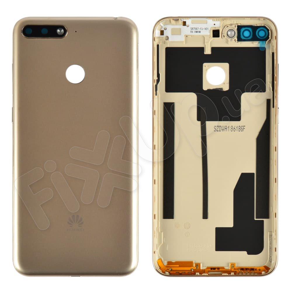 Задня кришка для Huawei Y6 Prime 2018, колір золотий