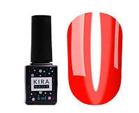 Гель-лак Kira Nails Vitrage №V01 (красный, витражный), 6 мл