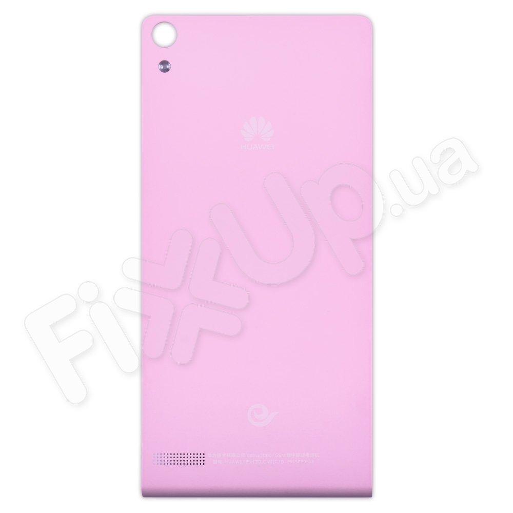 Задняя крышка Huawei Ascend P6-U20 (цвет розовый)