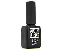 Топ для гель-лака без липкого слоя GO Active Starlike Top Coat 02 Gold с шиммером, 10 мл