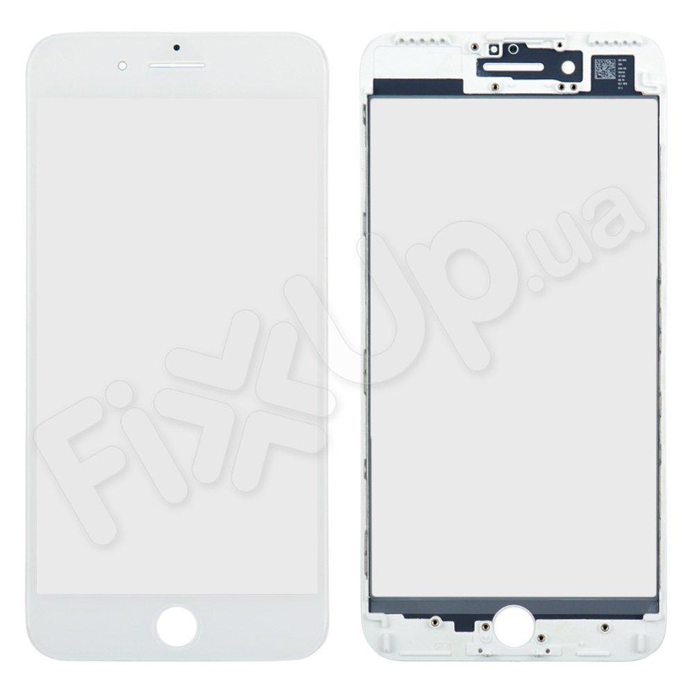 Скло корпусу з рамкою та OCA для iPhone 7 Plus, колір білий