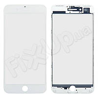 Стекло корпуса с рамкой и OCA для iPhone 7 Plus, цвет белый