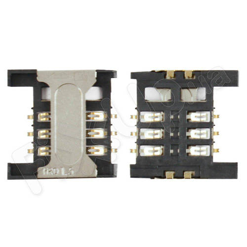 Купить Разъем сим карты для китайских телефонов, универсальный, 6 pin ...