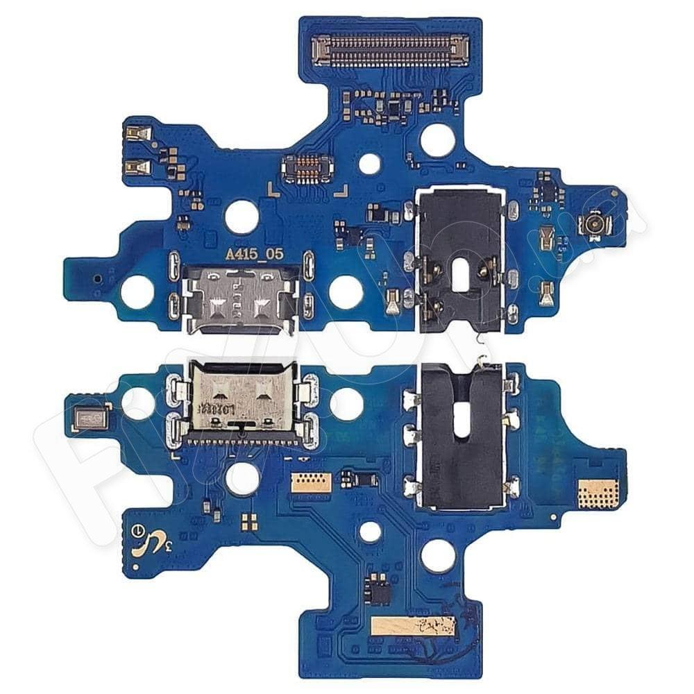 Роз'єм для зарядки Samsung A415 Galaxy A41 (2020), з нижньої платою і обв'язкою