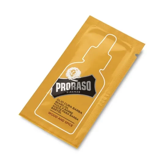 Тестер оливи для бороди Proraso Wood & Spice Beard Oil 4 мл