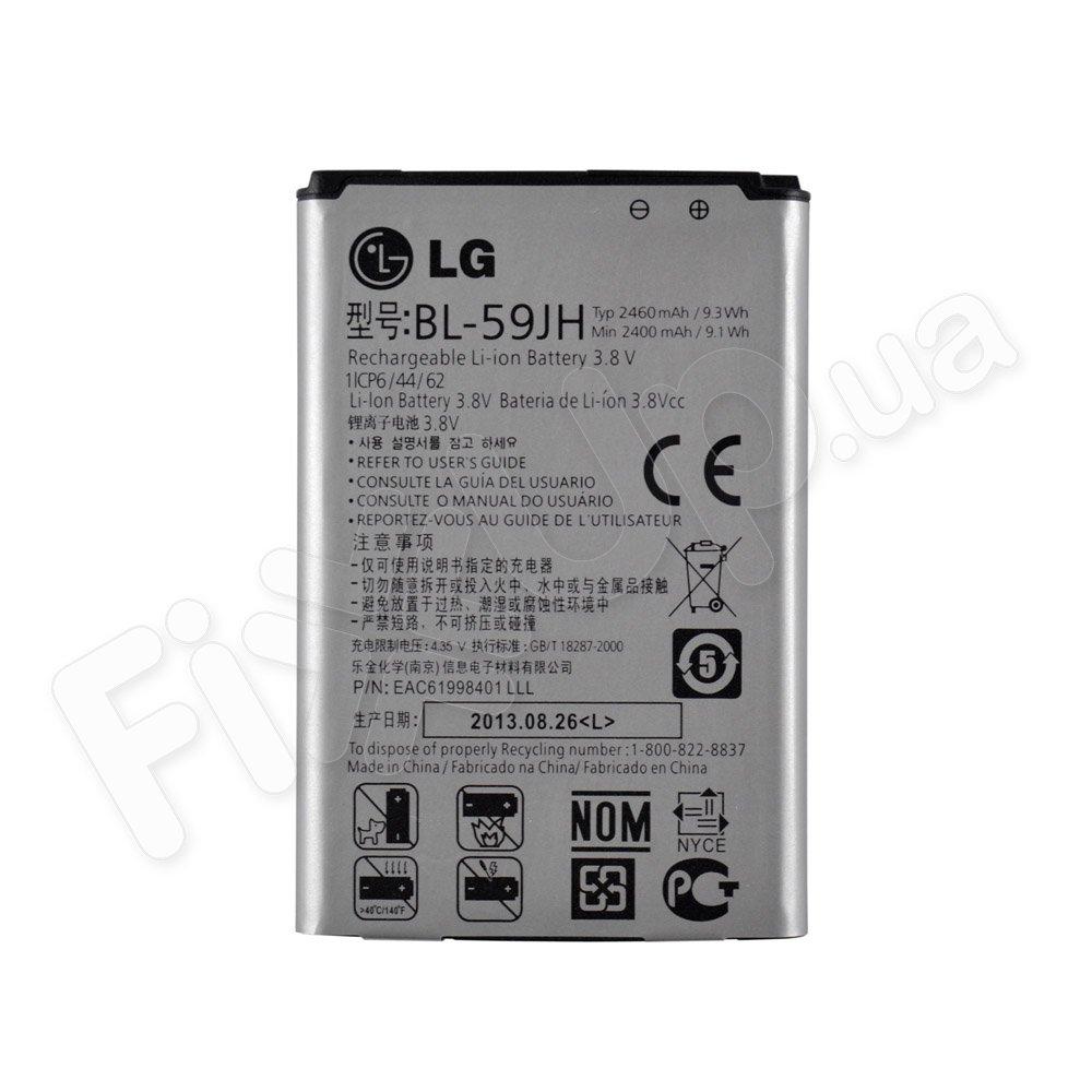 Акумулятор для LG P713, P715 (BL-59JH), ємність 2460 мАч, напруга В 3,8