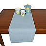 Ранер столовий з бавовни в блакитному кольорі з декоративним швом New Chambray, фото 3