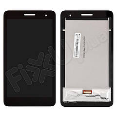 Дисплей Huawei T1 7.0" 3G MediaPad з тачскріном в зборі, колір чорний, Китай високої якості, уцінка