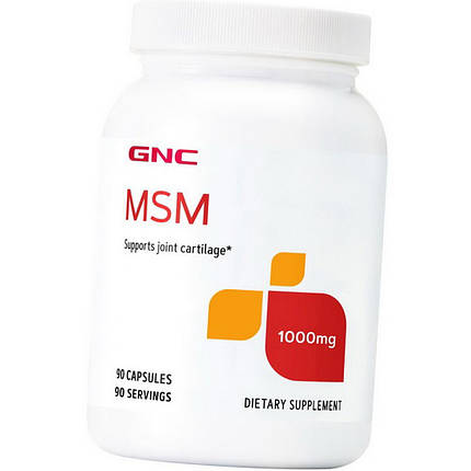 Для суглобів і зв'язок GNC MSM 1000 90 капс, фото 2