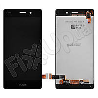 Дисплей Huawei P8 Lite (ALE L21, L20, L22) с тачскрином в сборе, цвет черный