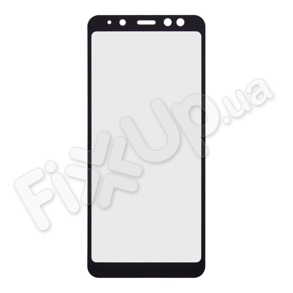 Захисне скло для Samsung Galaxy A8 Plus A730 (2018) 3D, колір чорний