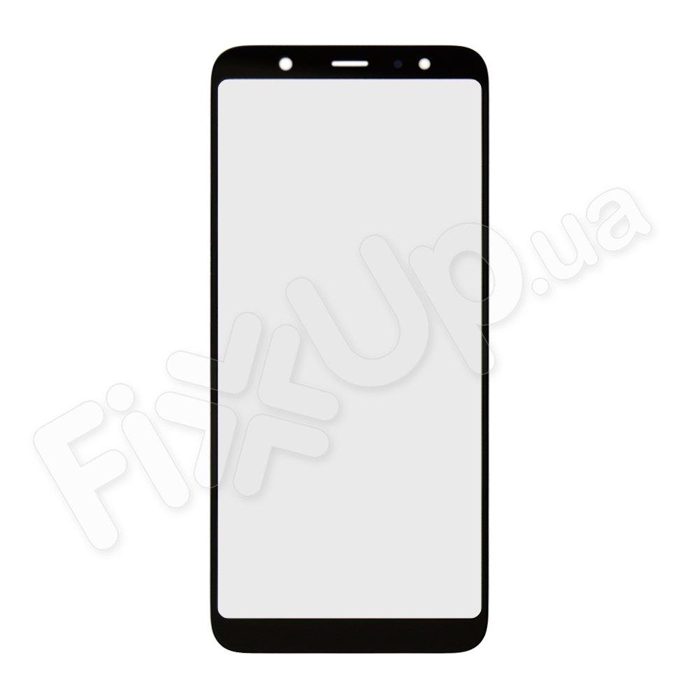 Скло корпусу для Samsung A605 Galaxy A6 Plus (2018), колір чорний