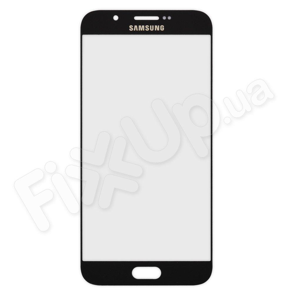 Скло корпусу для Samsung A800 Galaxy A8, колір чорний