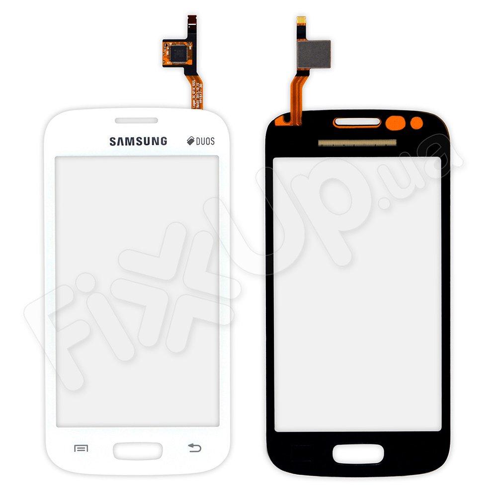 Тачскрін Samsung S7260, S7262 Galaxy Star Pro, колір білий, копія високої якості