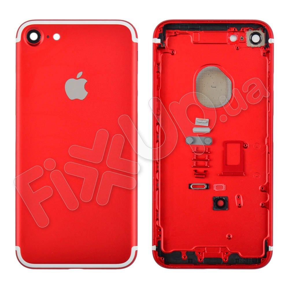 Корпус для iPhone 7, колір червоний, оригінал, уцінка