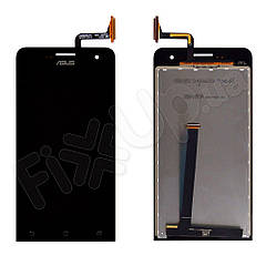 Дисплей Asus ZenFone 5 (A500CG, A500KL, A501CG) з тачскріном в зборі, колір чорний