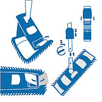 Тримач мопа 40см PRO Service Standart Тримач для моп насадок Основа для мопа Швабра флаундер Флаундеры, фото 2