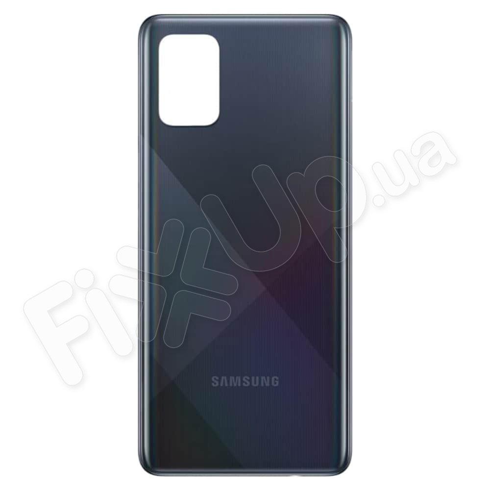 Задня кришка для Samsung A715F Galaxy A71 2020, колір чорний