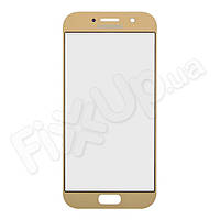 Стекло корпуса для Samsung A520F, DS Galaxy A5 (2017), цвет золотой