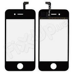 Тачскрін (сенсор) iPhone 4 4S, колір чорний