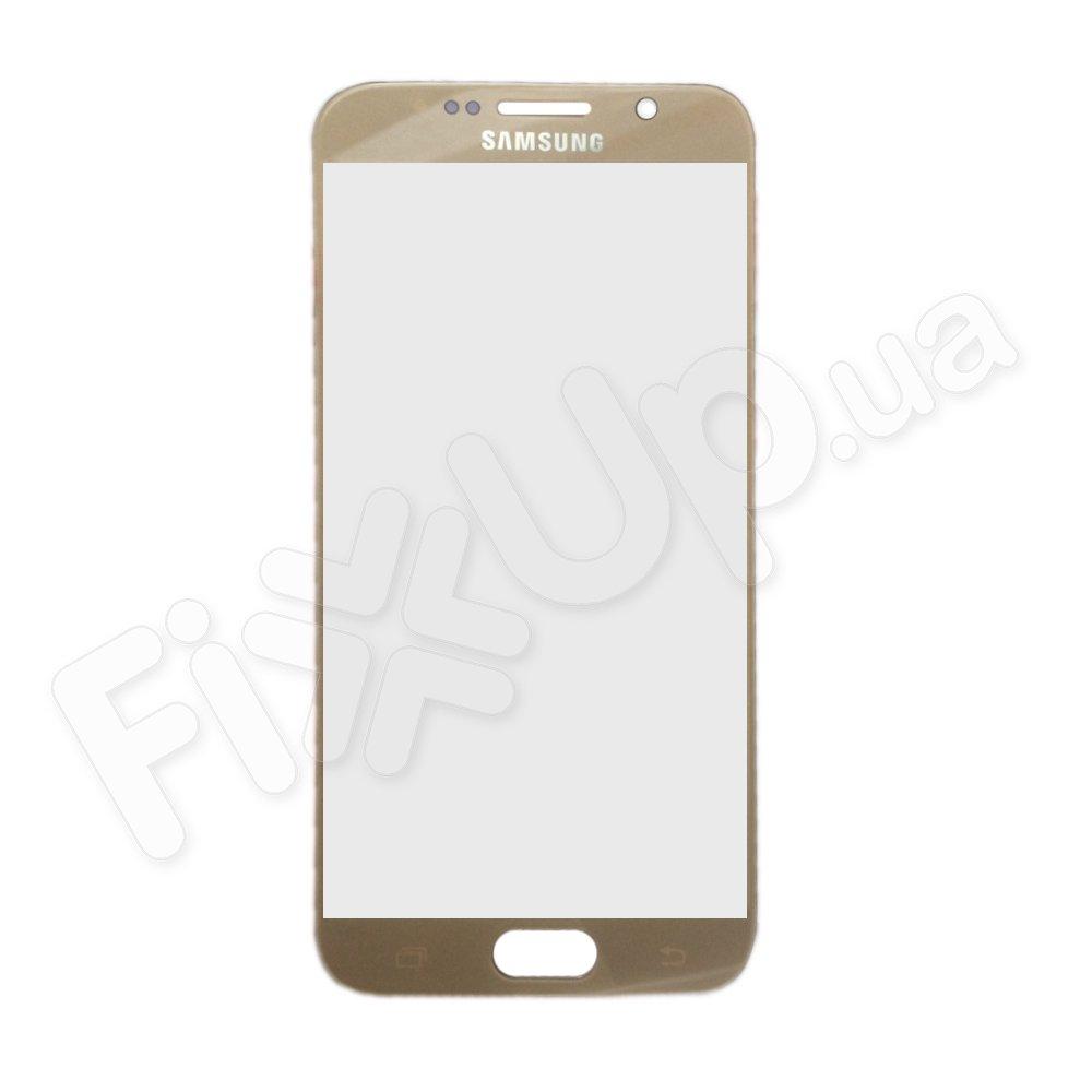 Скло корпусу для Samsung G920F Galaxy S6, колір золотий